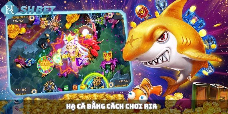 Hạ cá bằng cách chơi ria