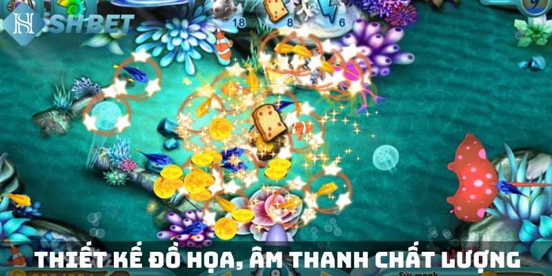 Thiết kế đồ họa, âm thanh chất lượng