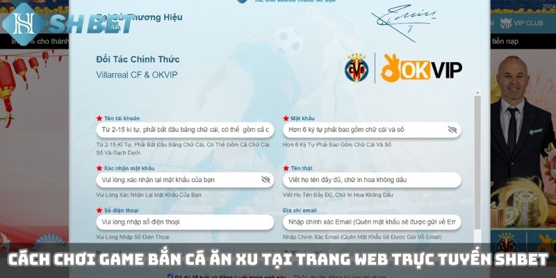 Cách chơi game bắn cá ăn xu tại trang web trực tuyến SHBET